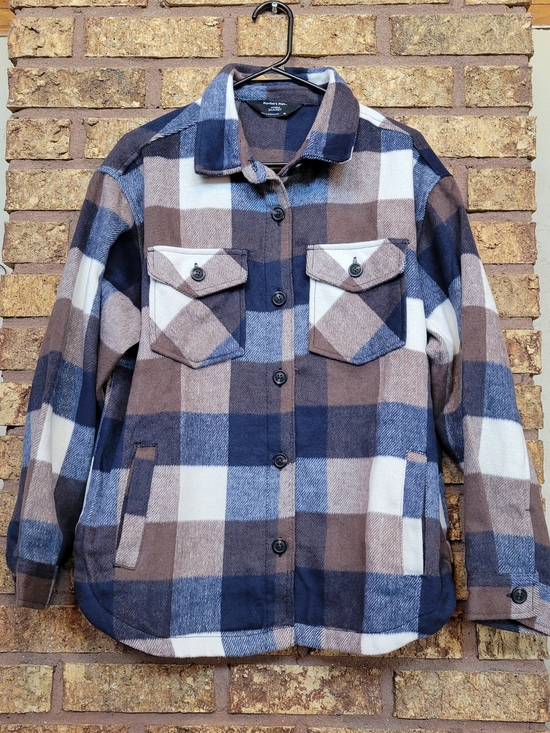 Member's Mark Jackets & Blazers - Member's Mark Plaid Shacket Size Medium New without Tags